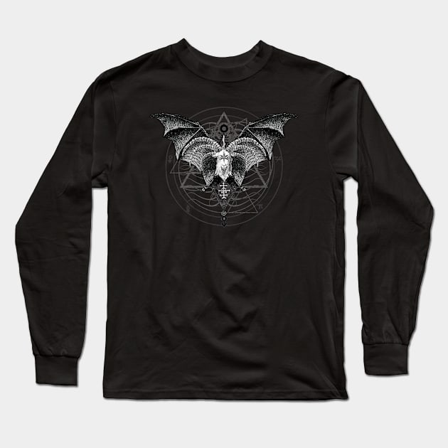 Vampire Bat of Gold Long Sleeve T-Shirt by Esoteric Origins